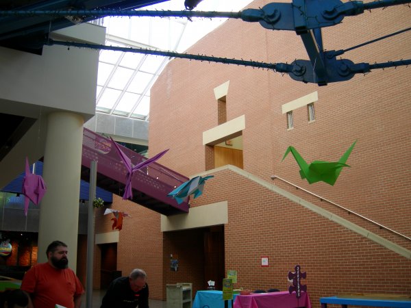Large-Scale Origami (from 4-foot by 4-foot paper)