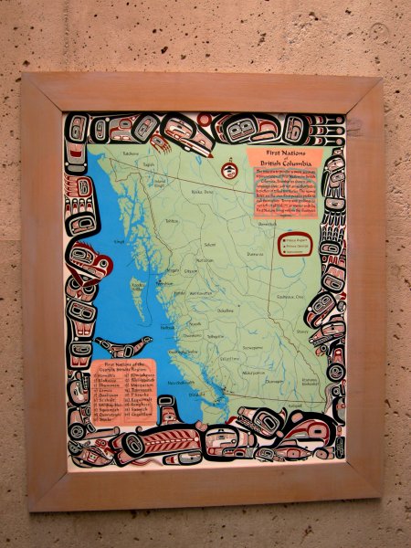 map of the first nations of British Columbia