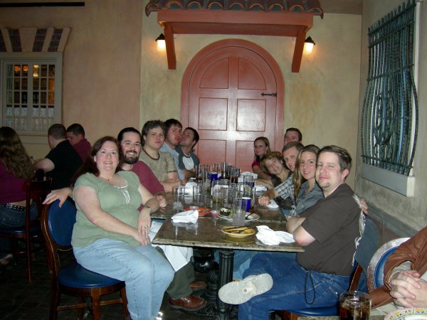 Everyone at the Paris buffet.