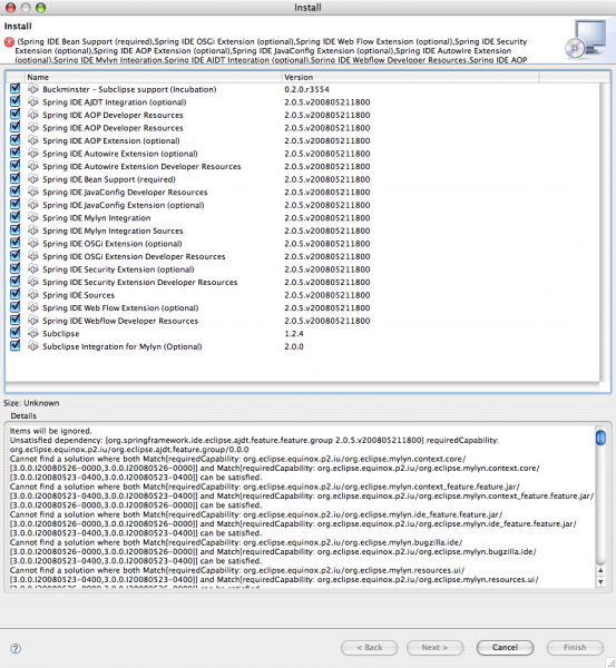 eclipse conflicts