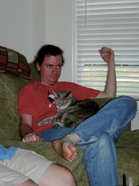 Some cats can sense BadMojo's love of felines.
