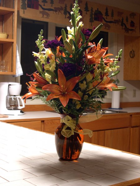 more orange, purple, and yellow