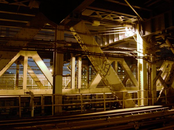 Trying to be artsy on the Manhattan bridge.