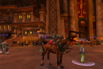 Greenwhisker on a reindeer at Christmas