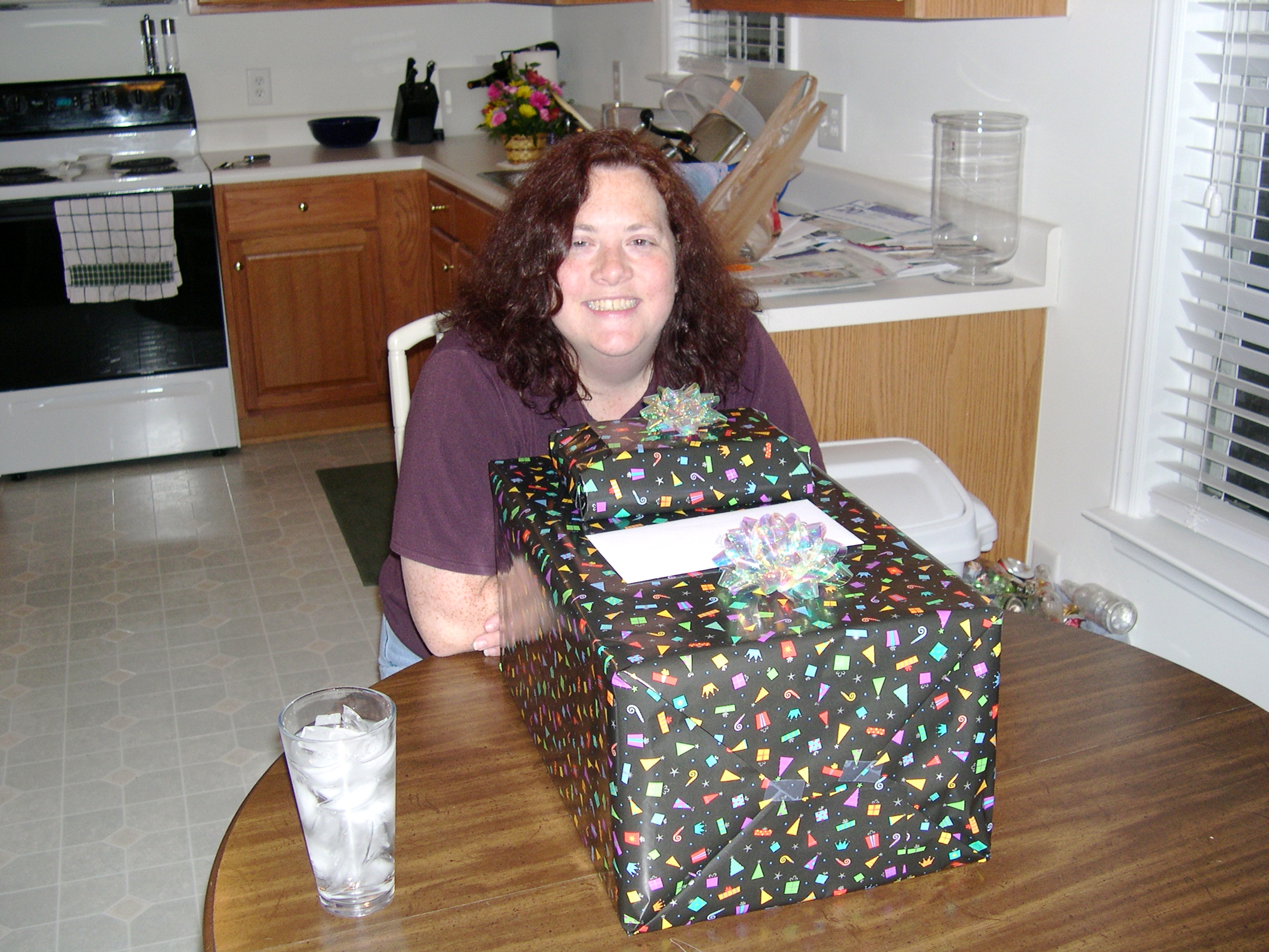 Cynthia's presents, unopened