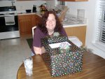 Cynthia's presents, unopened