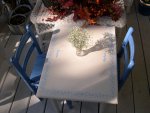 kid's table for Cameron and Stephanie