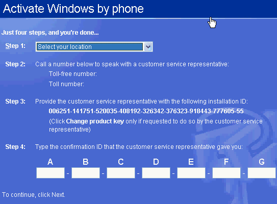 Activate Edition Home Window Xp