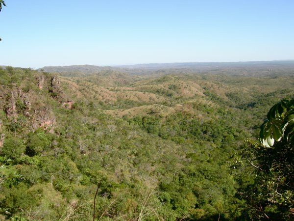 looking down at the Portão do Inferno (Gate of Hell)