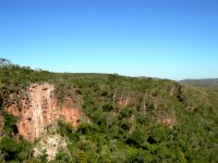 bare sandstone at the Portão do Inferno