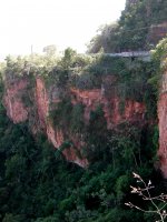 the road along the Portão do Inferno