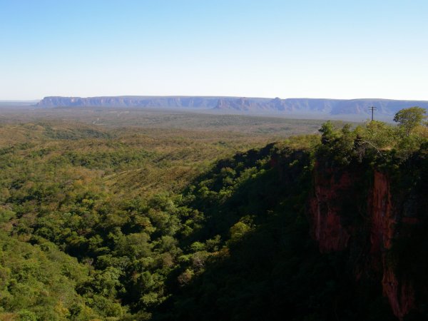 a surprising amount of detail in the far-away plateaus