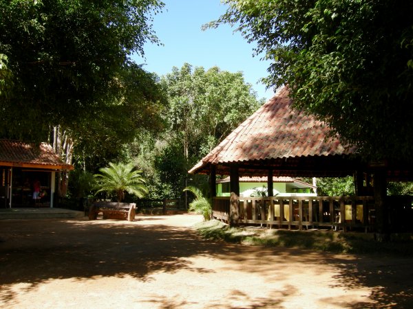 the cantina and a small shopping area