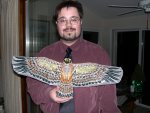 012. Chinese hand-made hawk kite