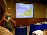 Ashton presenting at the conference