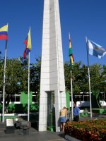 this marks the center of South America (again)