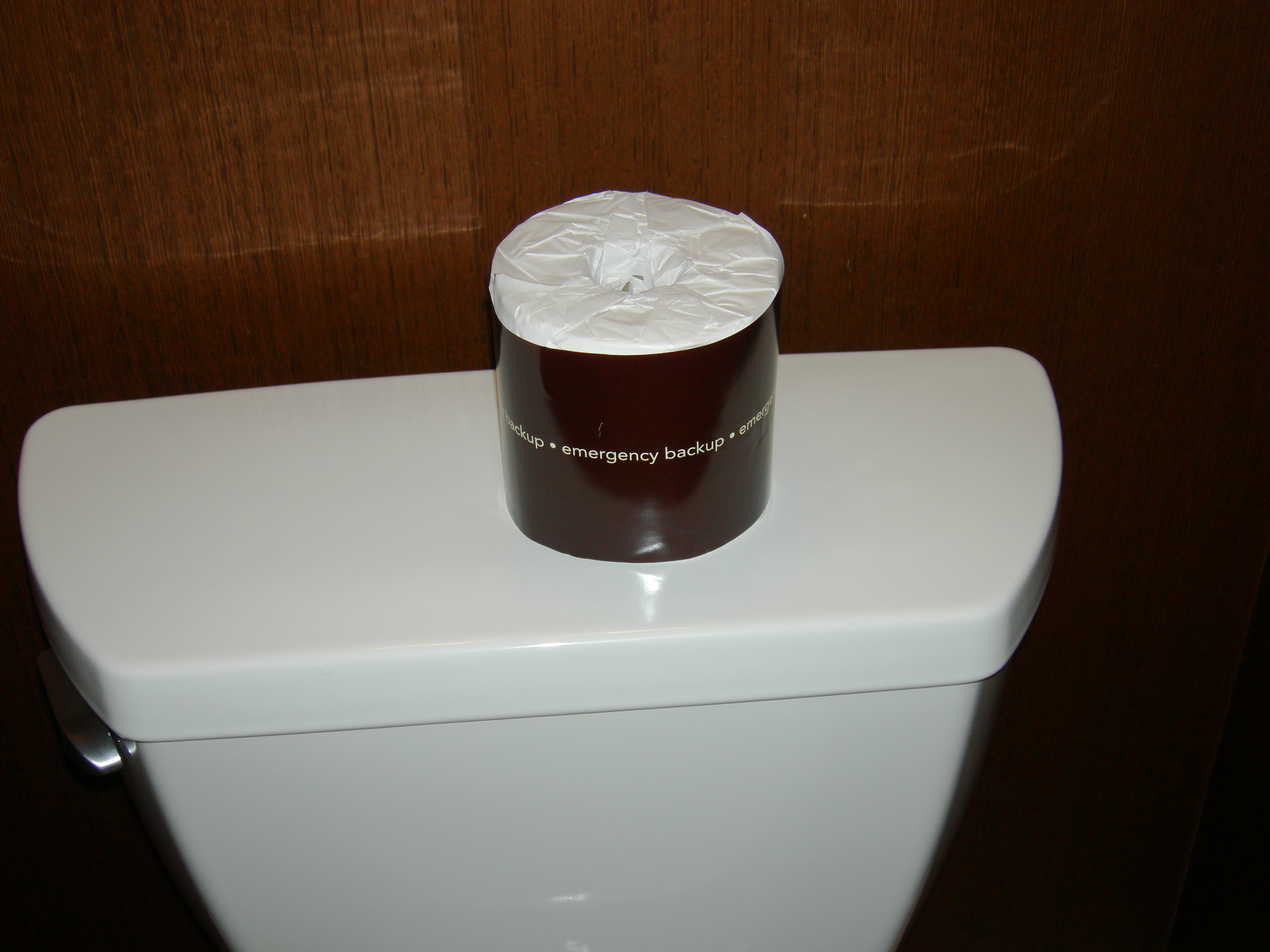 Wynn hotel room: emergency backup!