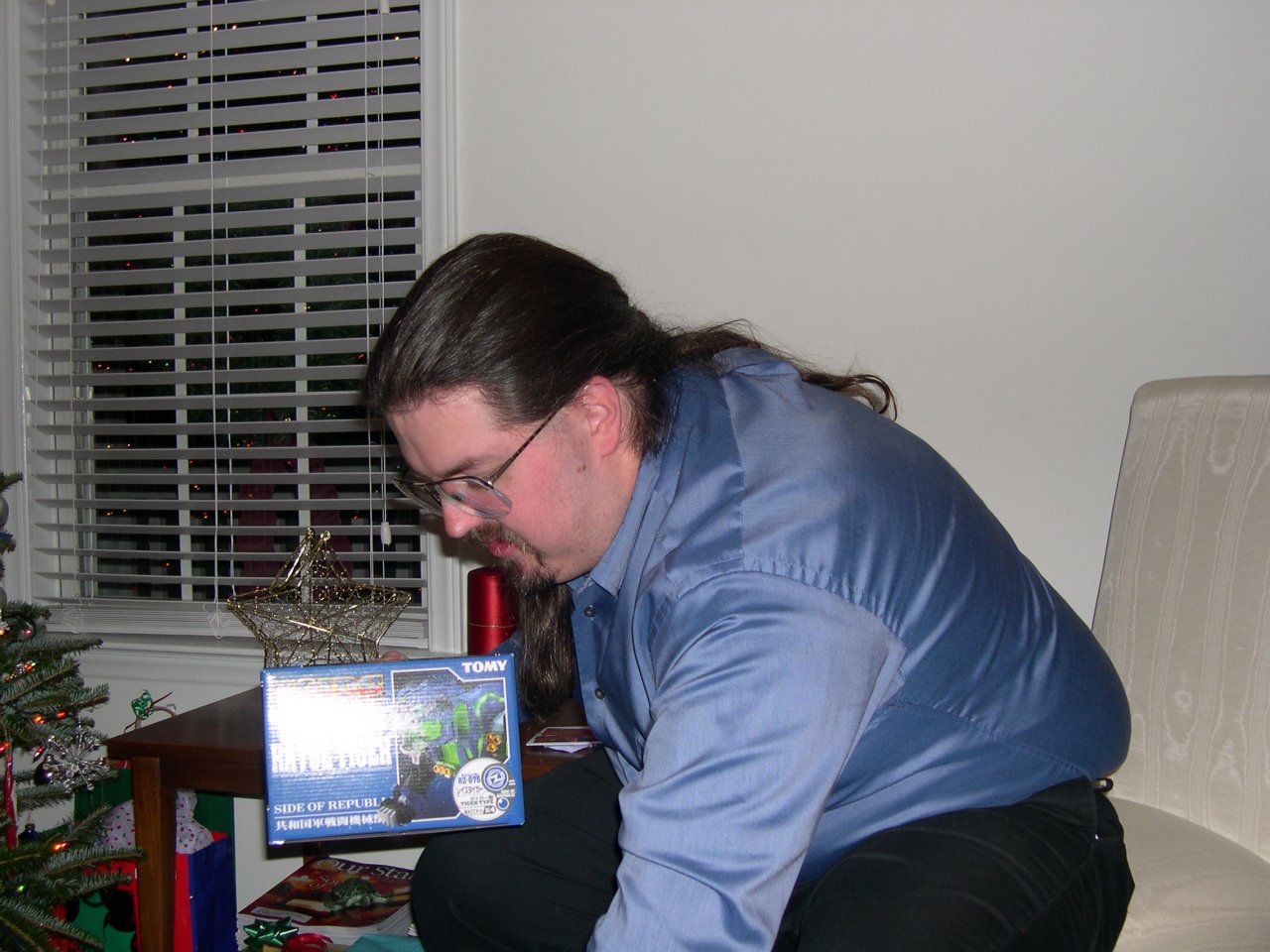 Chris got... a tiger Zoid