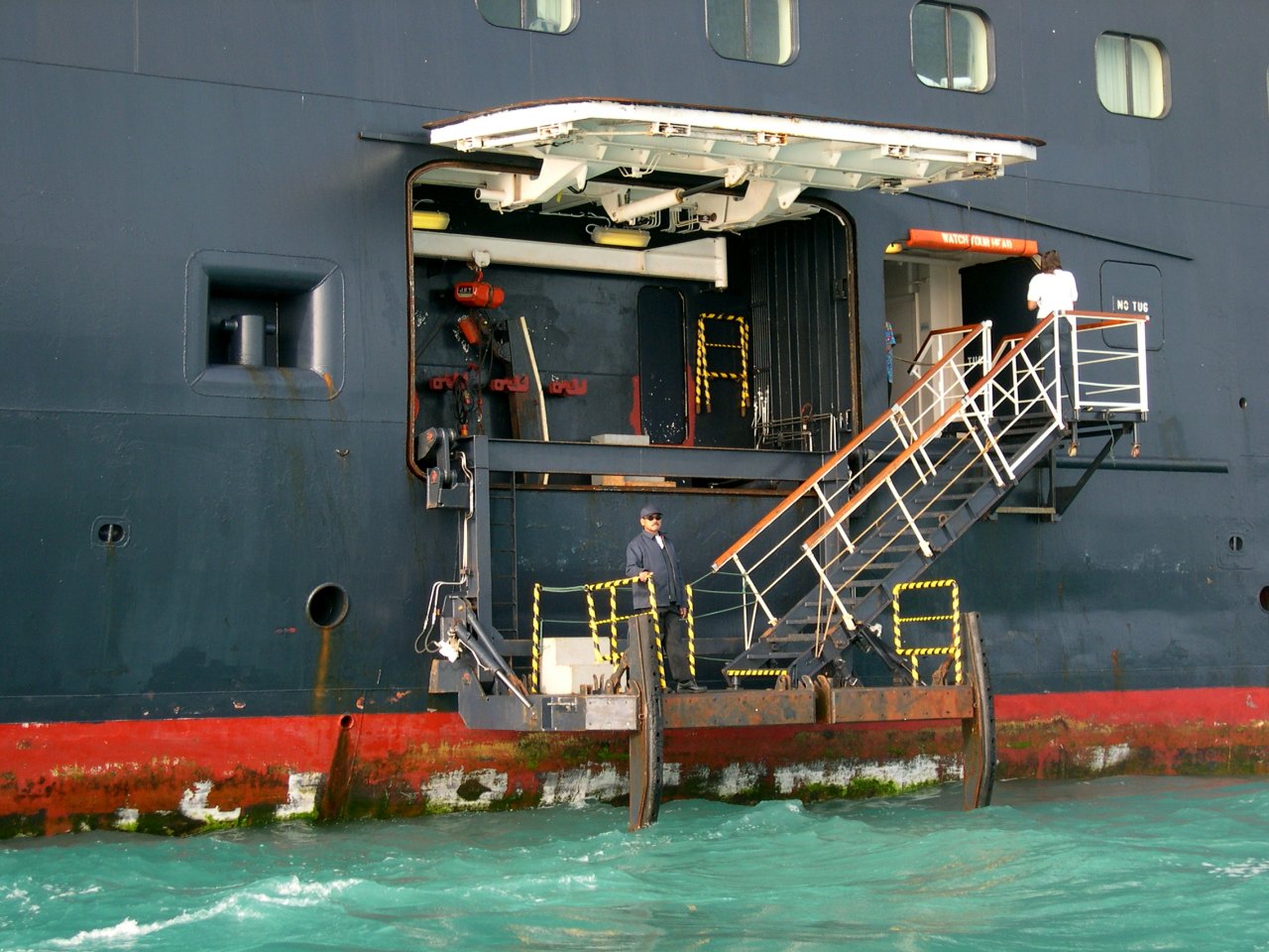 Tendered to Shore
