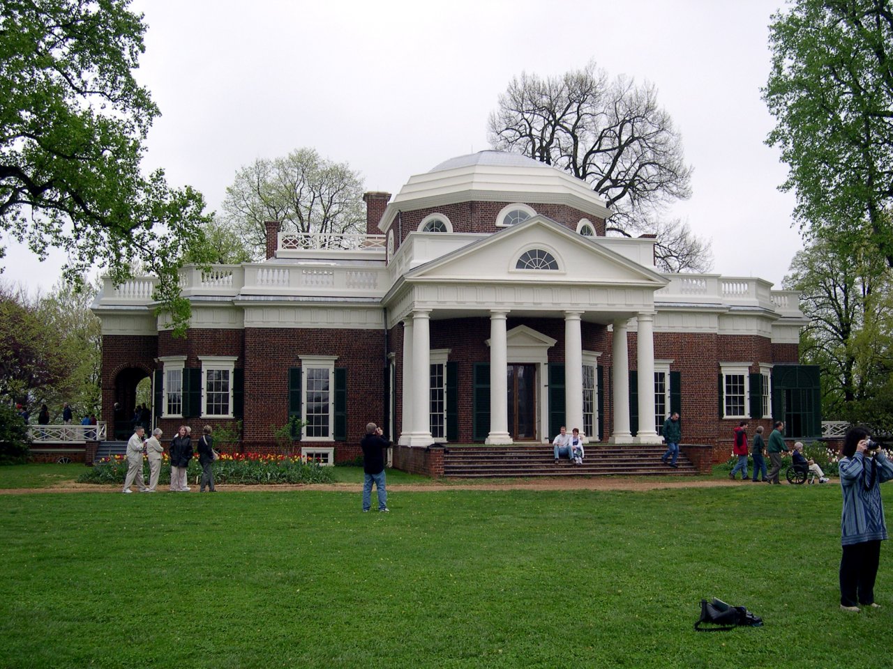 Charlottesville - Montecello - Rear of Montecello (on the Nickle)