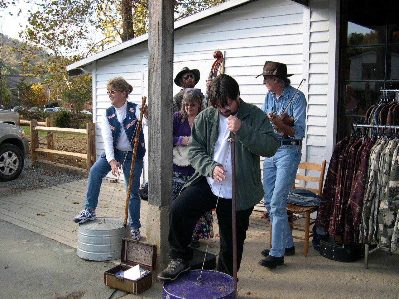 (Valle Crucis) Playin' Tub Bass (1)