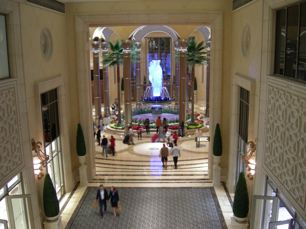 A foyer in the Venetian.