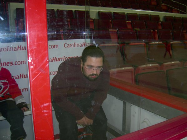 Awww, Ben got sent to the penalty box.  Or, perhaps, is constipated?