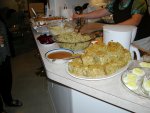 Cynthia prepping the Thanksgiving spread (4)