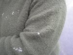 Big fluffy flakes.