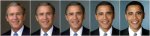 George Bush to Obama Morph