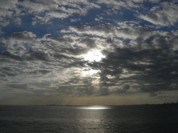 Sunset Leaving Miami