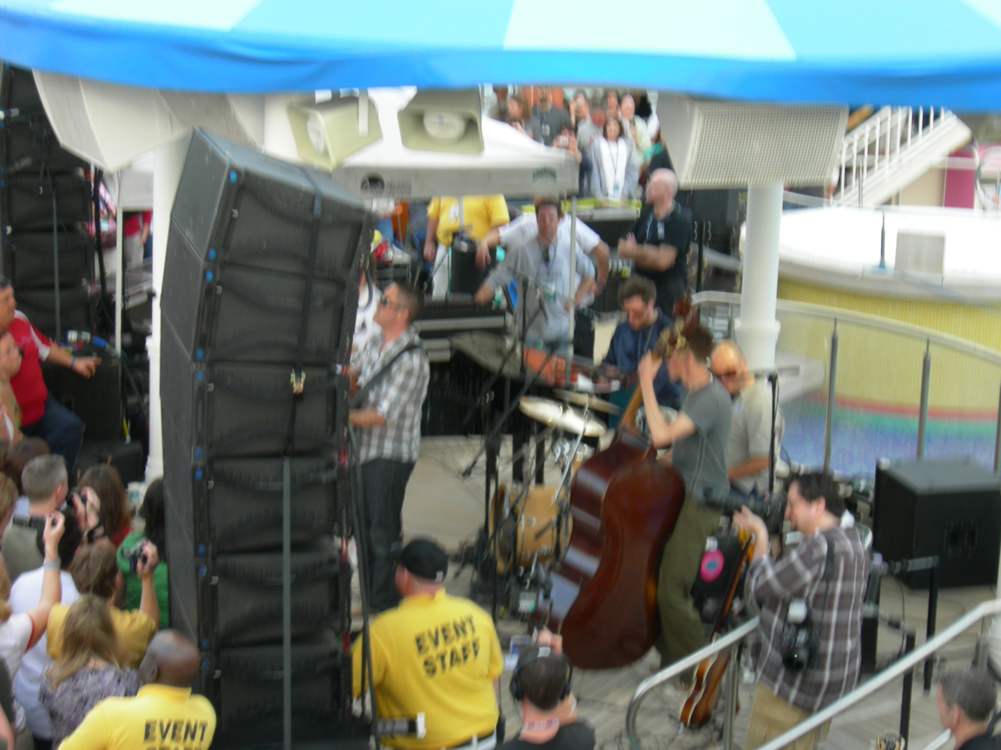 BNL at the kickoff show on-deck
