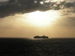 Sunset leaving Miami