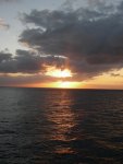 Sunset Leaving Miami