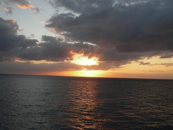 Sunset Leaving Miami