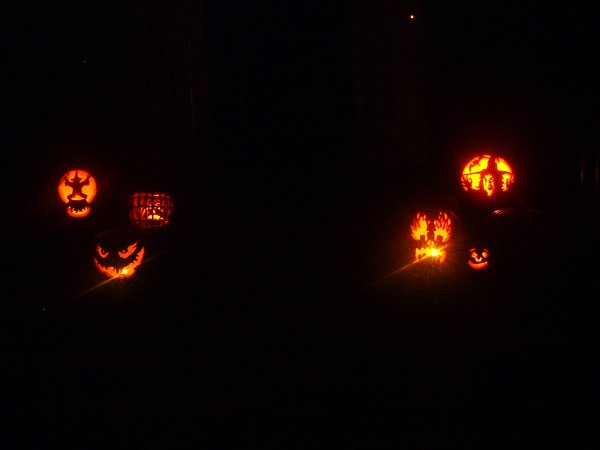 Pumpkins on the Front Stoop