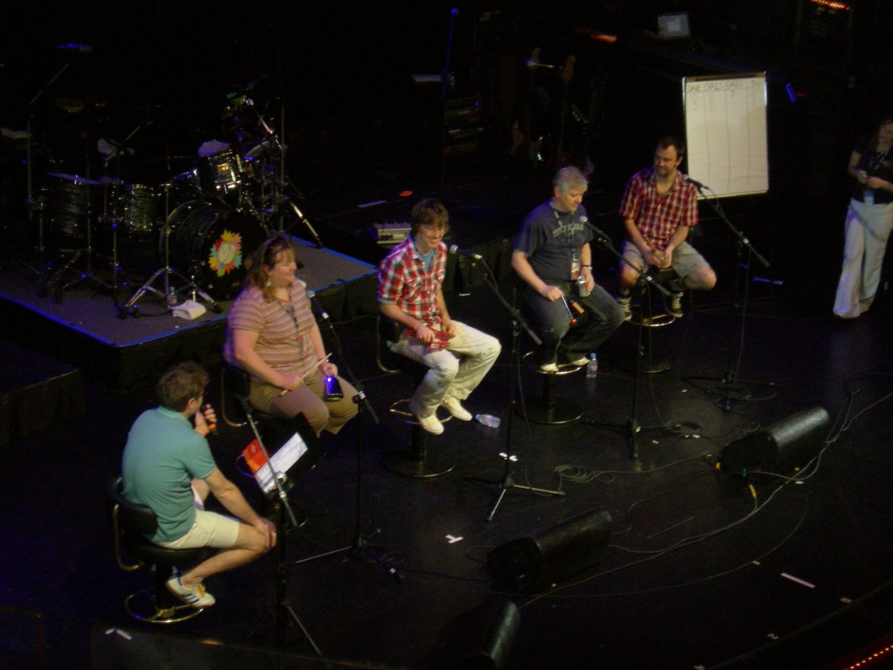 Artist trivia, hosted by Steven Page from BNL