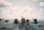 Snorkeling in Cozumel: A starfish!