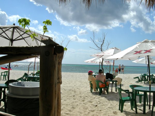Ocean view from the restaurant.