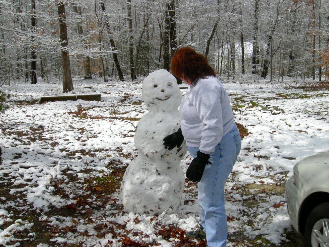 Finished Snowman