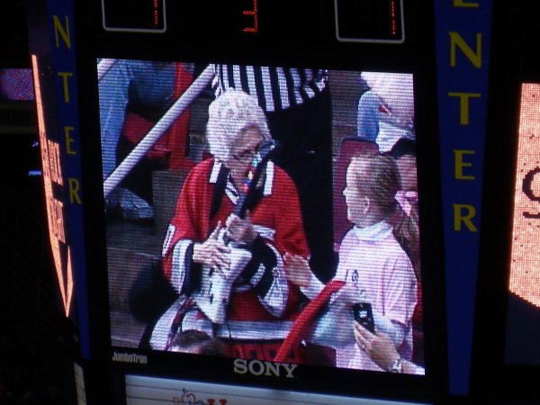 Dancing Granny Rockin' Out