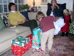Christmas 2004 at Dad and Sally's