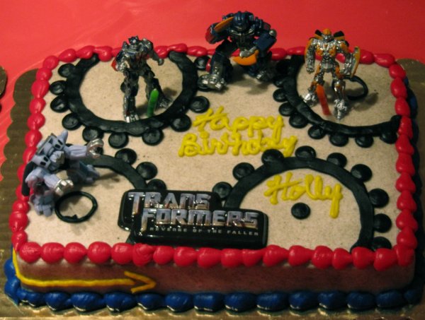 Transformers cake