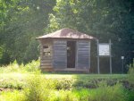 Pee Dee National Wildlife Refuge: duck blind at sullivan pond