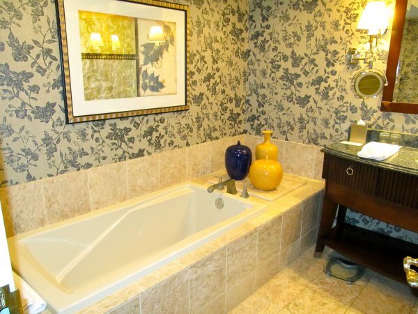 bathroom at the Bellagio
