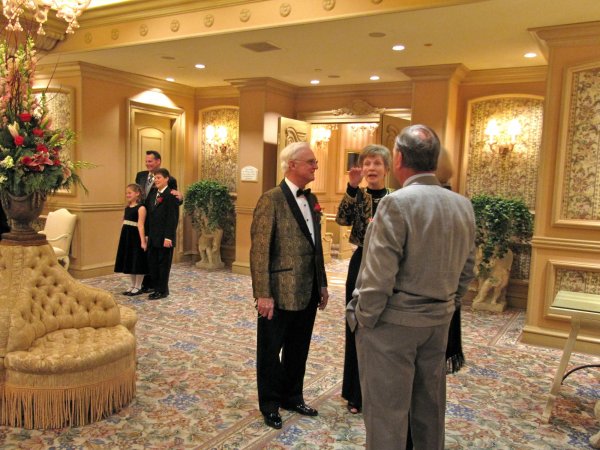 at the wedding