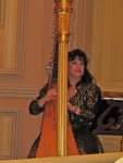 the harpist in the chapel