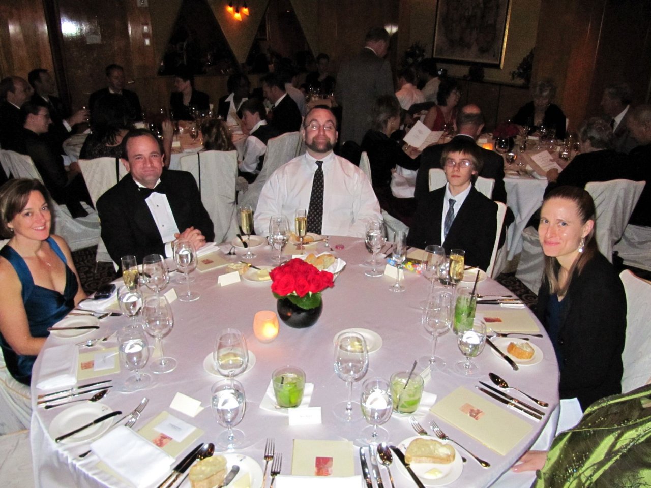 at the reception