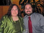 Cynthia and Ben at the reception