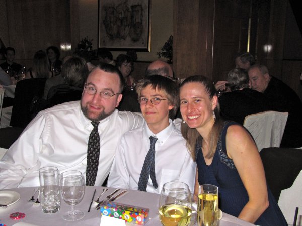 Matt, Matthew, and Ashton at the reception